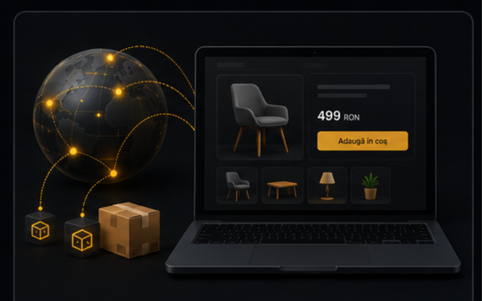 Magazin online multi-depozit